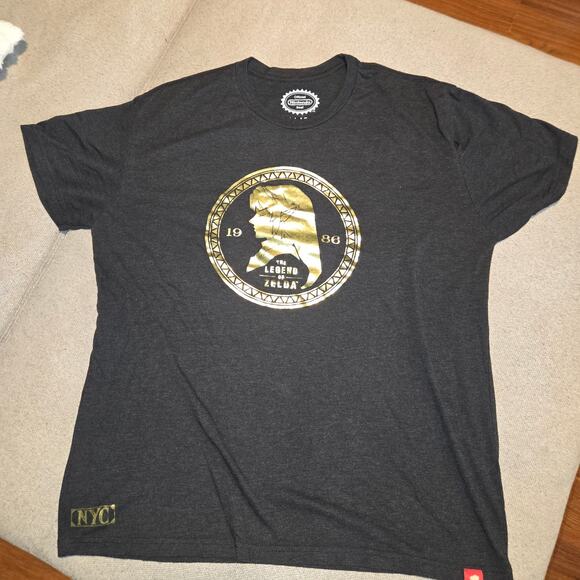 Rare Zelda Nintendo New York City NYC Exclusive Tee Men's XXL - Picture 1 of 8